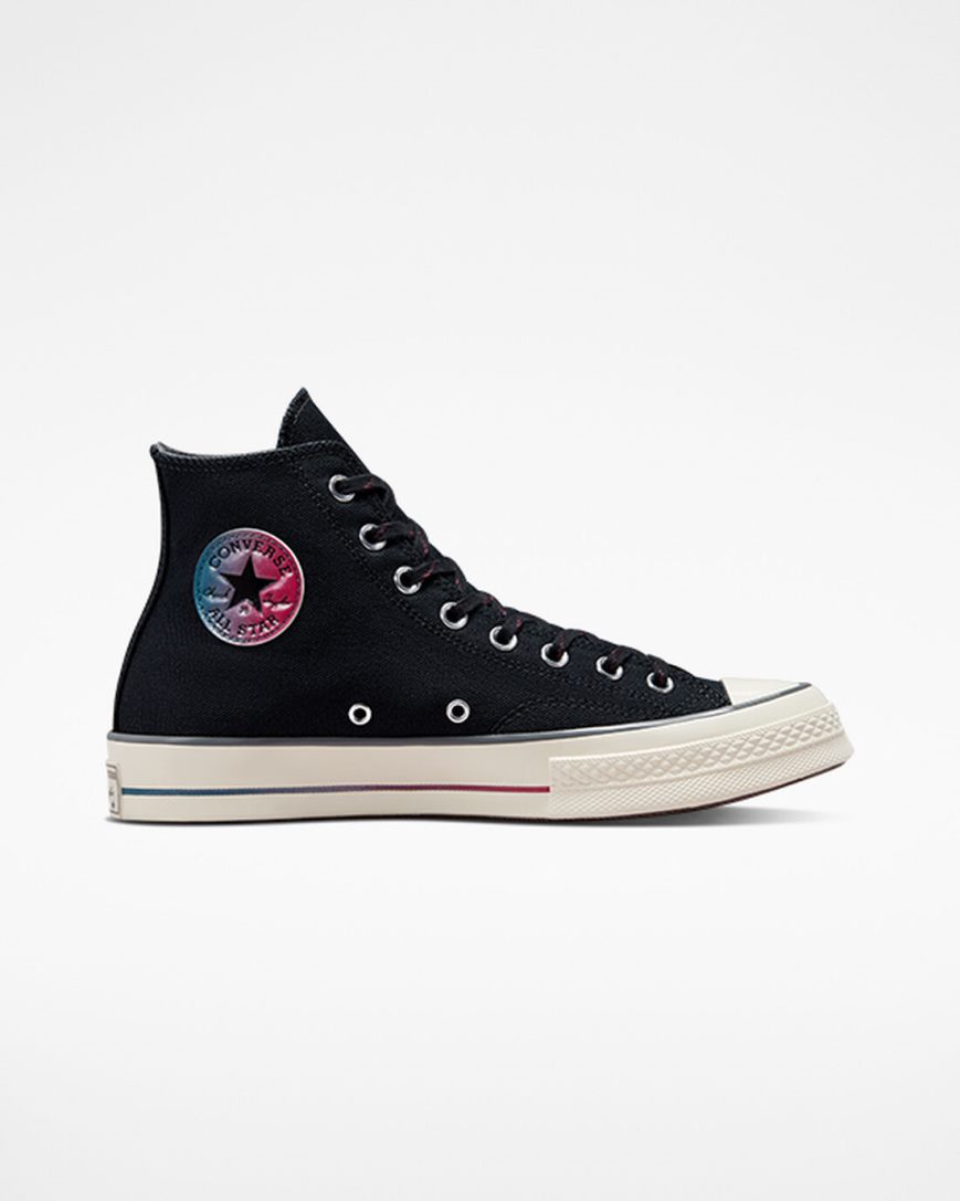 Tenisi Inalti Barbati Converse Chuck 70 Color Fade Negrii Gri | RO SULKR941